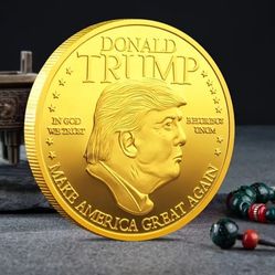 Donald Trump President Gold Coin