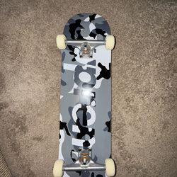 Supreme Camo Logo Skateboard Deck (fully built)