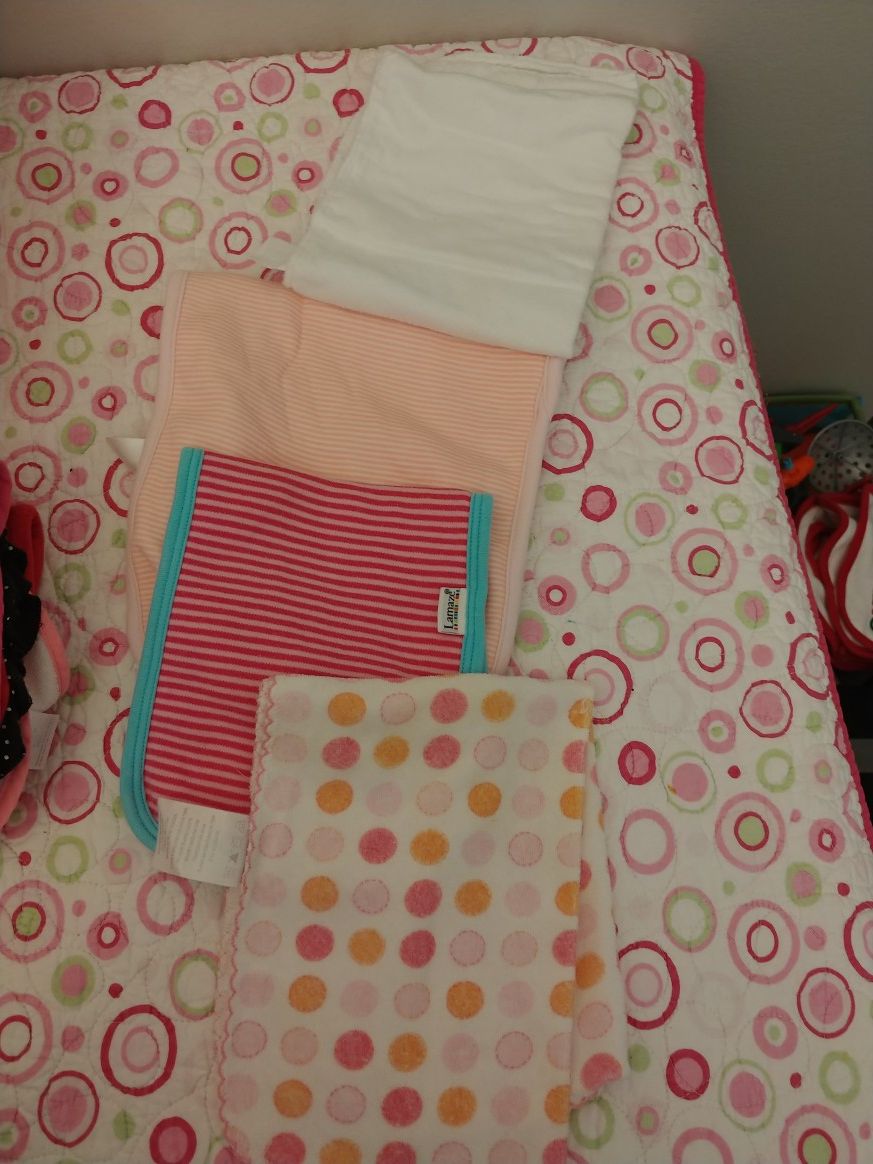 All Bibs and Burp Clothes do not have stains and are in great condition. Selling in lots