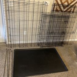 Huge 52in x 34.5in Dog Kennel w/ 2 Doors