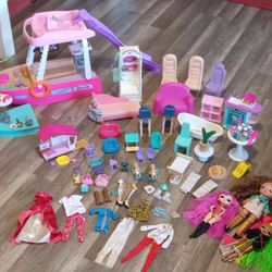 Barbie Boat and Barbie Accessories 