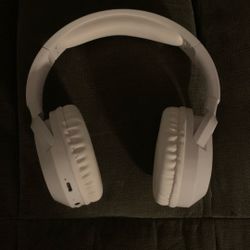 Clean LED White Headphones 