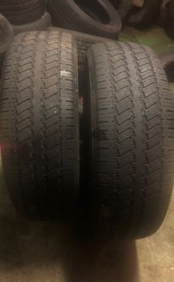Two 265/70 R 18 Continental Contitrac Tires.