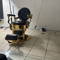 Barber Chair Gold 
