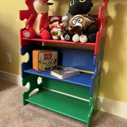 Colorful Kids’ Bookshelf – Sturdy & Fun!