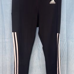 Adidas Primegreen Aeroready Black Athletic Leggings - Size M