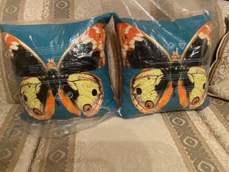 Butterfly Goose Down Throw Pillows