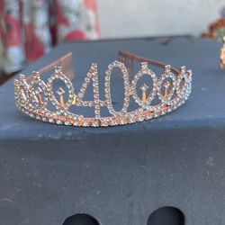 40th Birthday Tiara 