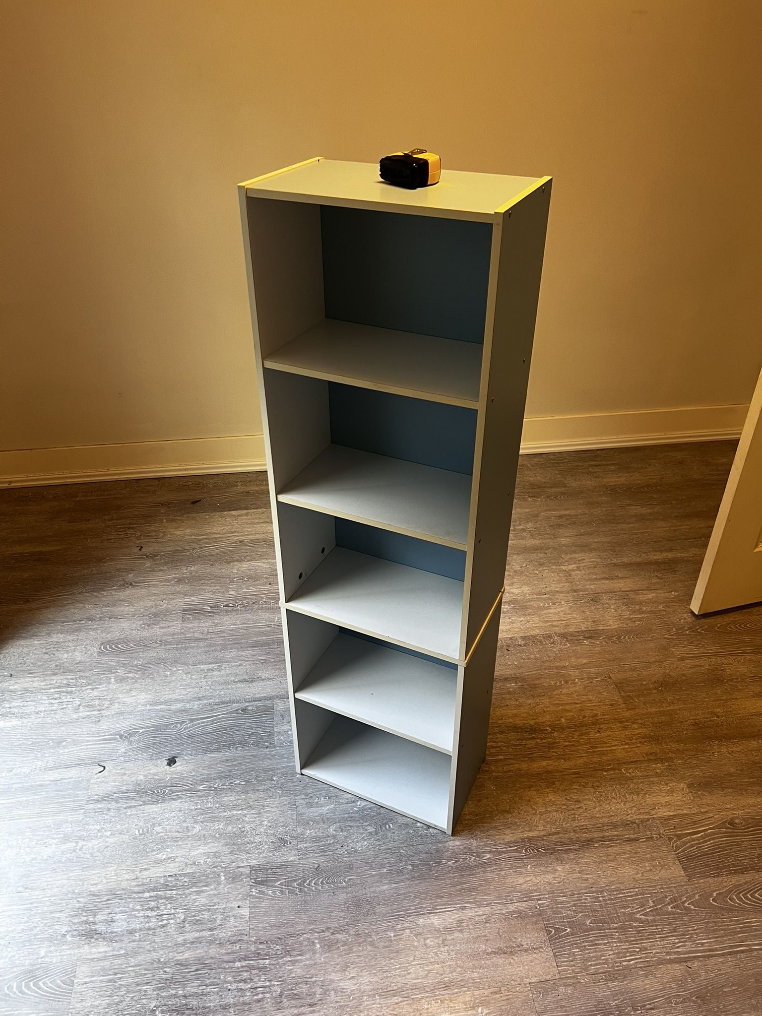 Light Blue Book Shelf