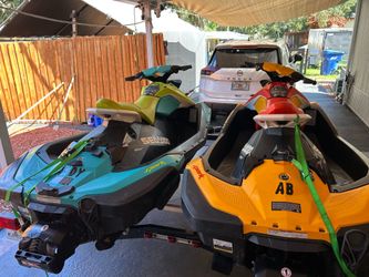 Two Jet Ski’s trailer