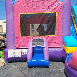 Combo Brincolin y  Resbaladilla De Agua