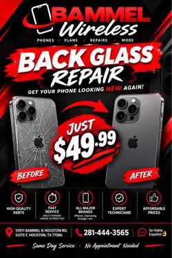 Back glass