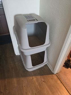 Two cat boxes. Good condition. Free.