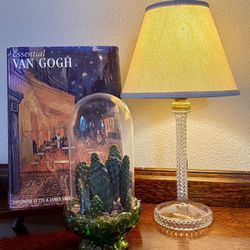 Adorable Antique Crystal Lamp