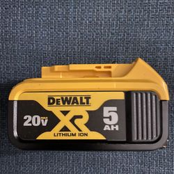 DEWALT 20 VOLTS BATTERY  DRILL 5.0 AH  