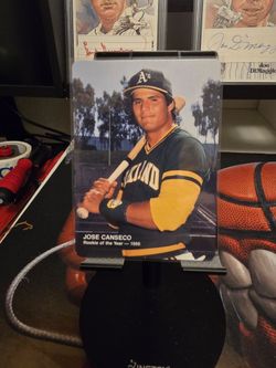 1989 Mother's Cookies Jose Canseco #1 Rookies of the Year Oakland A's