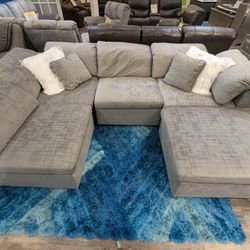 Lima Sectional Sofa And Ottoman Set