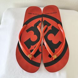 Tory Burch Logo Rubber Sandals