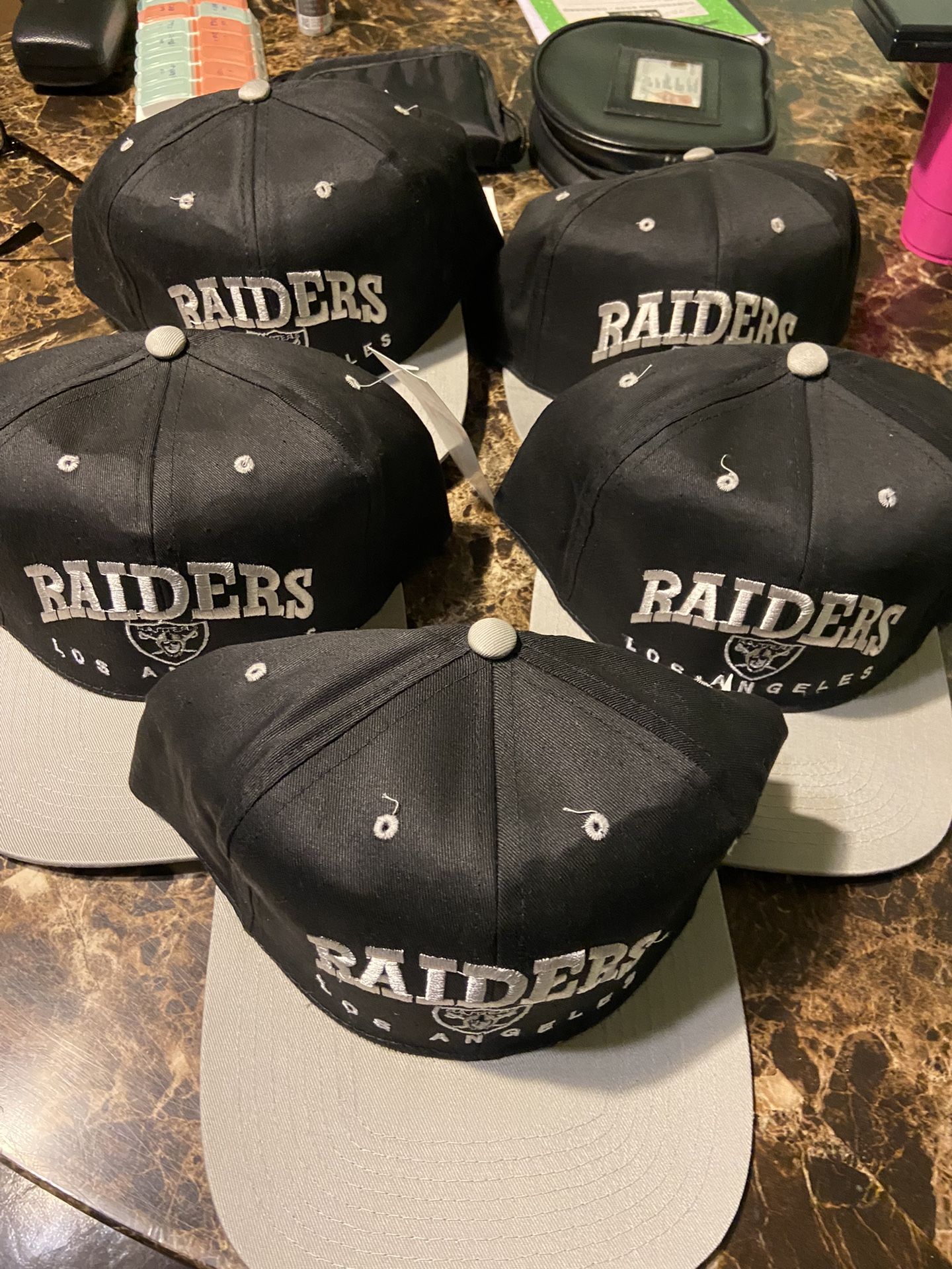 Raiders 90’s Snapback Hats New 