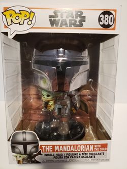 The Mandalorian with Child 380 Star Wars POP