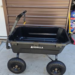 7 cu.ft heavy Duty plastic dump garden cart