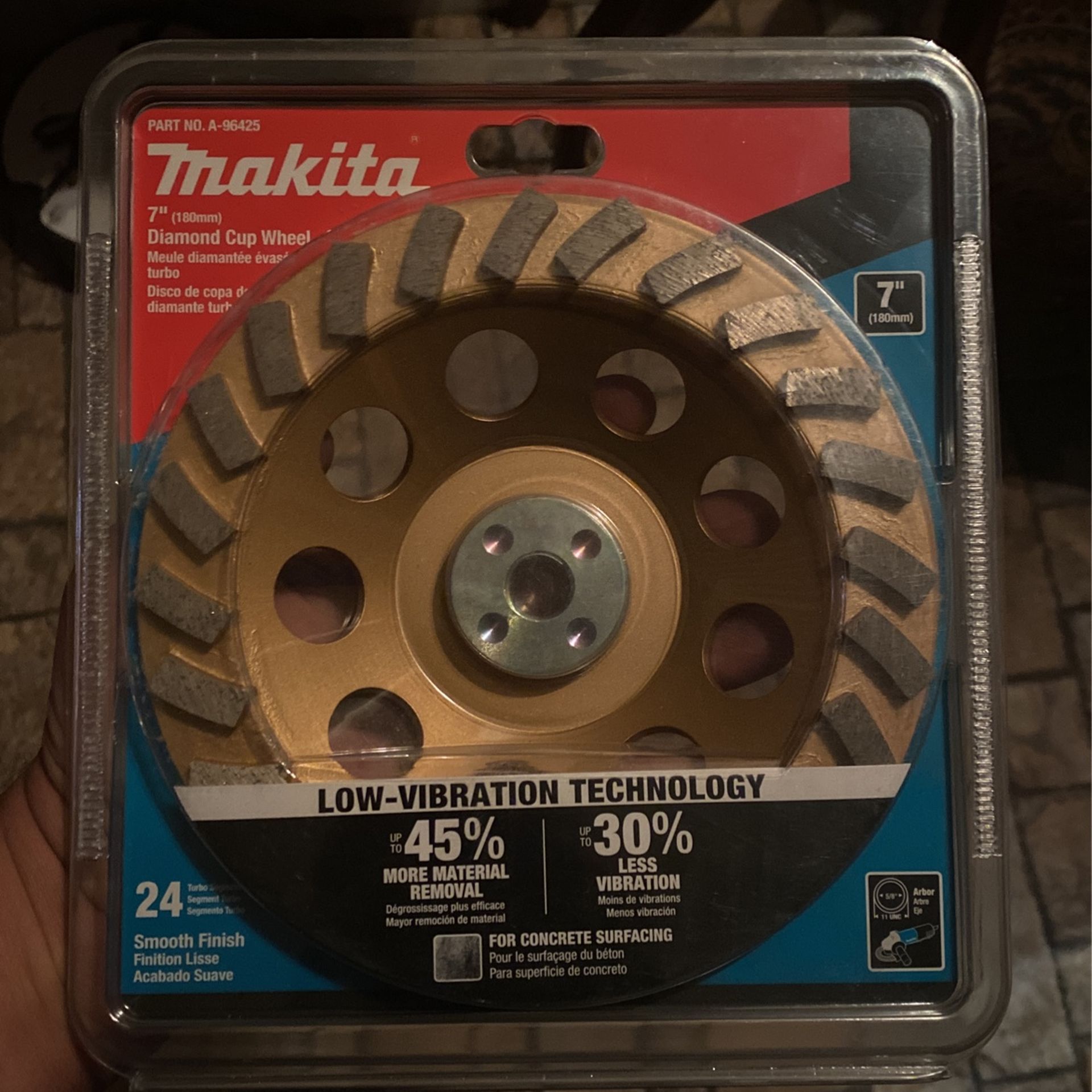 7” Diamond Cup Wheel 