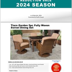 CLOSEOUT DEAL ON OUTDOOR FURNITURE