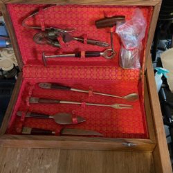 Solid Brass amid century mixing Set