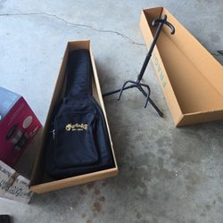 MARTIN & CO. JUNIOR GUITAR CASE & PROLINE STAND