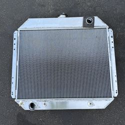 3 Row Aluminum Radiator 1966-1979 Ford F100 F150 F250 F350 Pickup Truck Bronco  Cooling Kit Replacement 