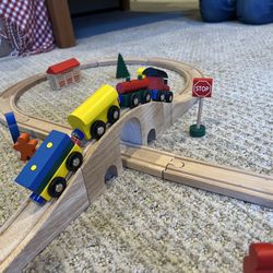 Kids Play Wooden Train set 