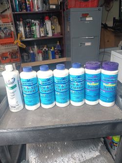 Pool CHEMICALS  7- BOTTLES