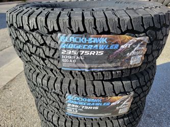 235 75 15 ALL TERRAIN (2) ONLY TIRES