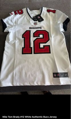 Tom Brady White Nike Authentic Bucs Jersey