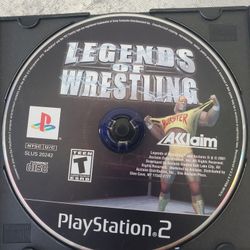 Legends of Wrestling with Hulk Hogan PlayStation 2 PS2, 2001 video game