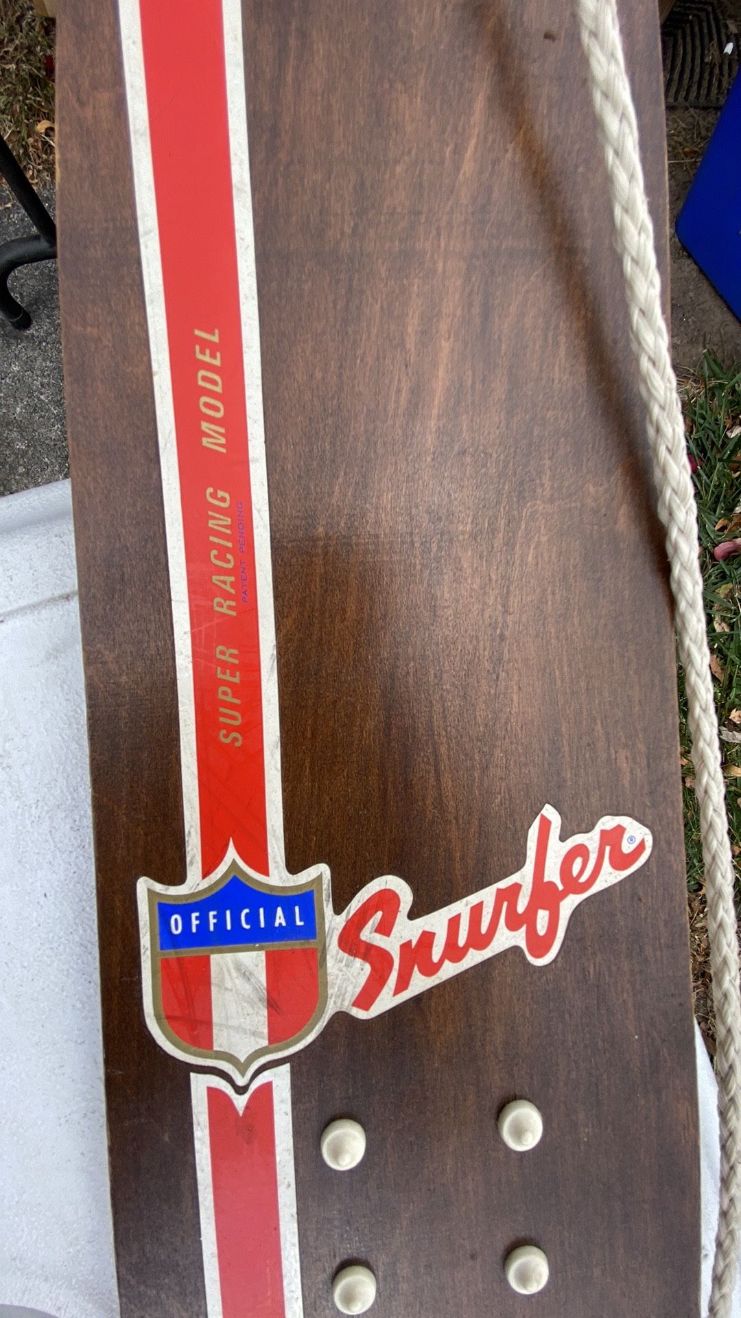 Snurfer Late 1960’s Racing snowboard