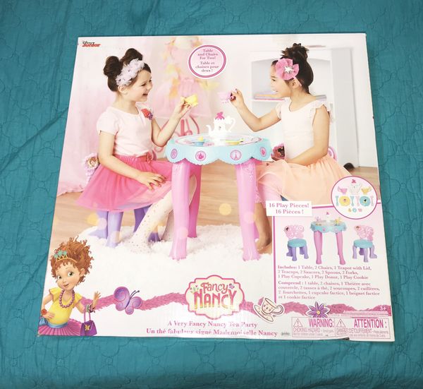 fancy nancy tea set table