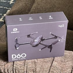 Brand New  DEERC D60 Drones with Camera for Adults, Kids, FPV 1080P HD Video, Long Battery Life, Gravity Sensor, Foldable, Hobby RC Quadcopter, Suitab