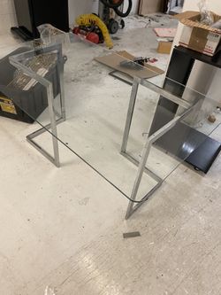 Rectangular Glass Dining Table