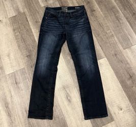 Salvage Supply Company Straight Regular Fit Jeans Dark Blue Denim Dungarees