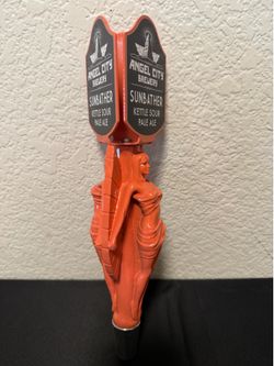 Angel City Brewery “Sunbather” Kettle Sour Pale Ale draft beer tap handle.