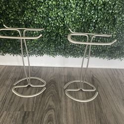 2 Hand Towel Holder Stand, Free-Standing Towel Rack,  Tower Bar for Bathroom Kitchen