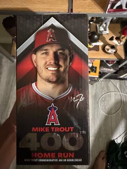 Mike trout 400 home run 2026 Angels Bobble head