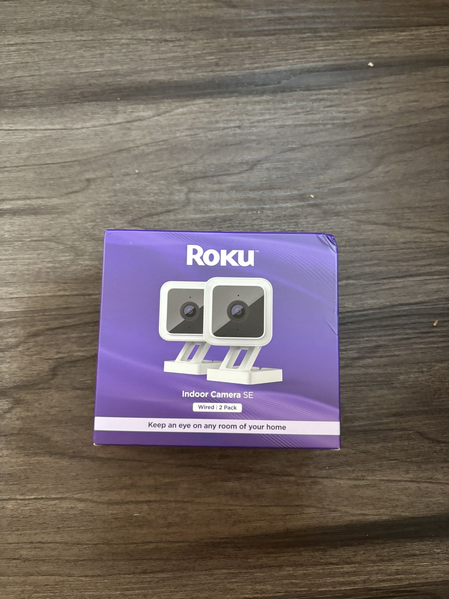 Roku Indoor Camera for Home Security, 2-Pack
