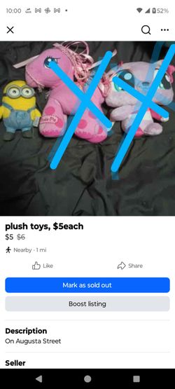 Stuffed Minion Toy $5