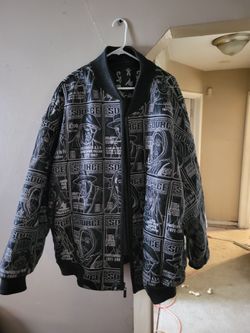 Al Wissam Limited Edition Source Leather Coat