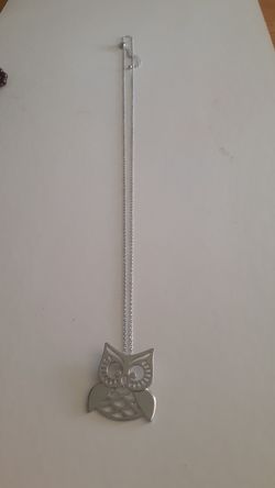 Silver Owl Necklace