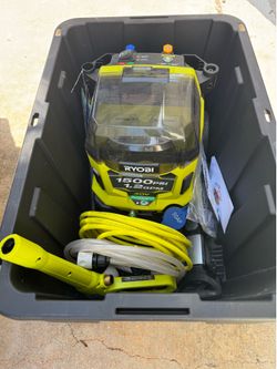 Ryobi 40 volt whisper pressure washer