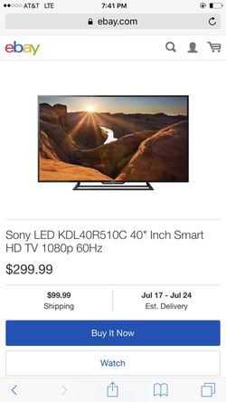 40 inch smart tv!
