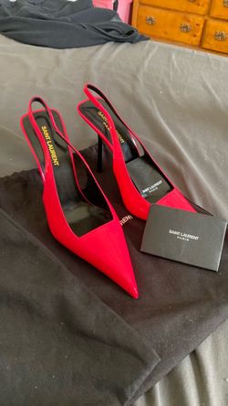 SAINT LAURENT HEELS HOT PINK
